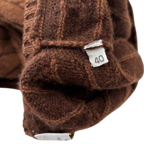 Domenico Vacca 100% Cashmere Cable Knit Sweater - Picture 4 of 6